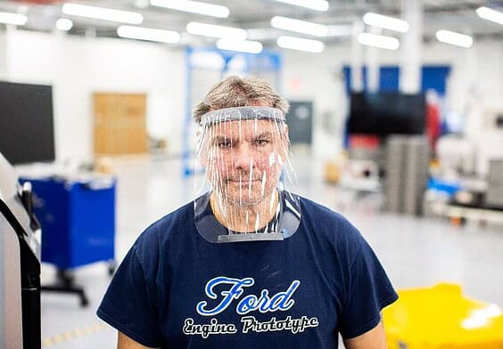 PRESSEMEDDELELSE: Ford producerer ansigtsmasker og respiratorer i samarbejde med 3M og GE Healthcare