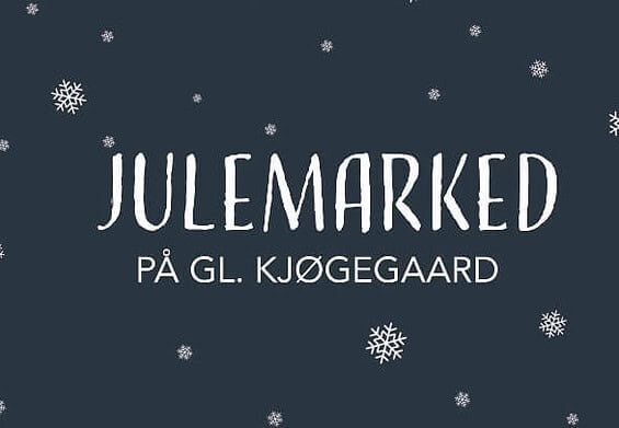 PRESSEMEDDELELSE - Julemarked på Gammel Kjøgegaard aflyses