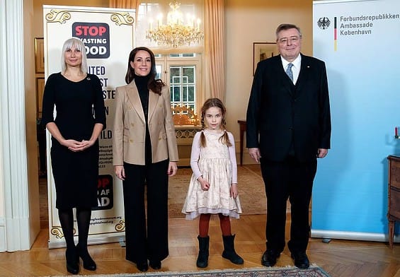 PRESSEMEDDELELSE – H.K.H. Prinsesse Marie deltog som æresgæst i Den Tyske Ambassades og Stop Spild Af Mad’s arbejdsfrokost mod madspild