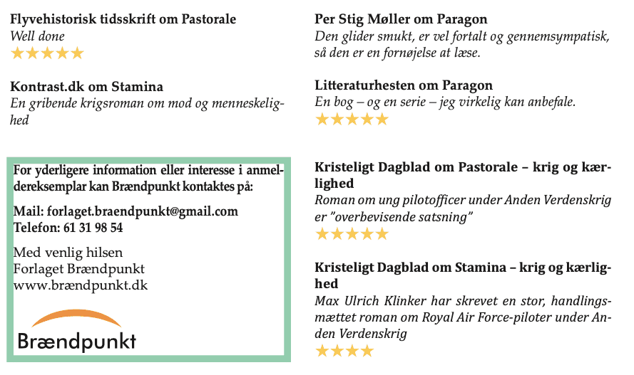 PRESSEMEDDELELSE - Anmelderrost trilogi udkommer på 8 sprog PRESSEMEDDELELSE - Anmelderrost trilogi udkommer på 8 sprog